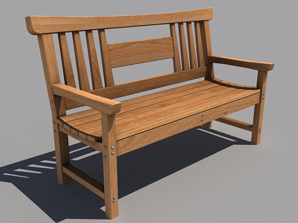 Wooden Bench